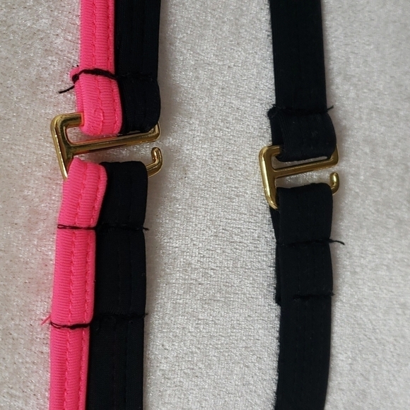 Rue Bleu Bikini Padded Top Med. Black & Multi Approx B Cup EUC - Picture 4 of 8